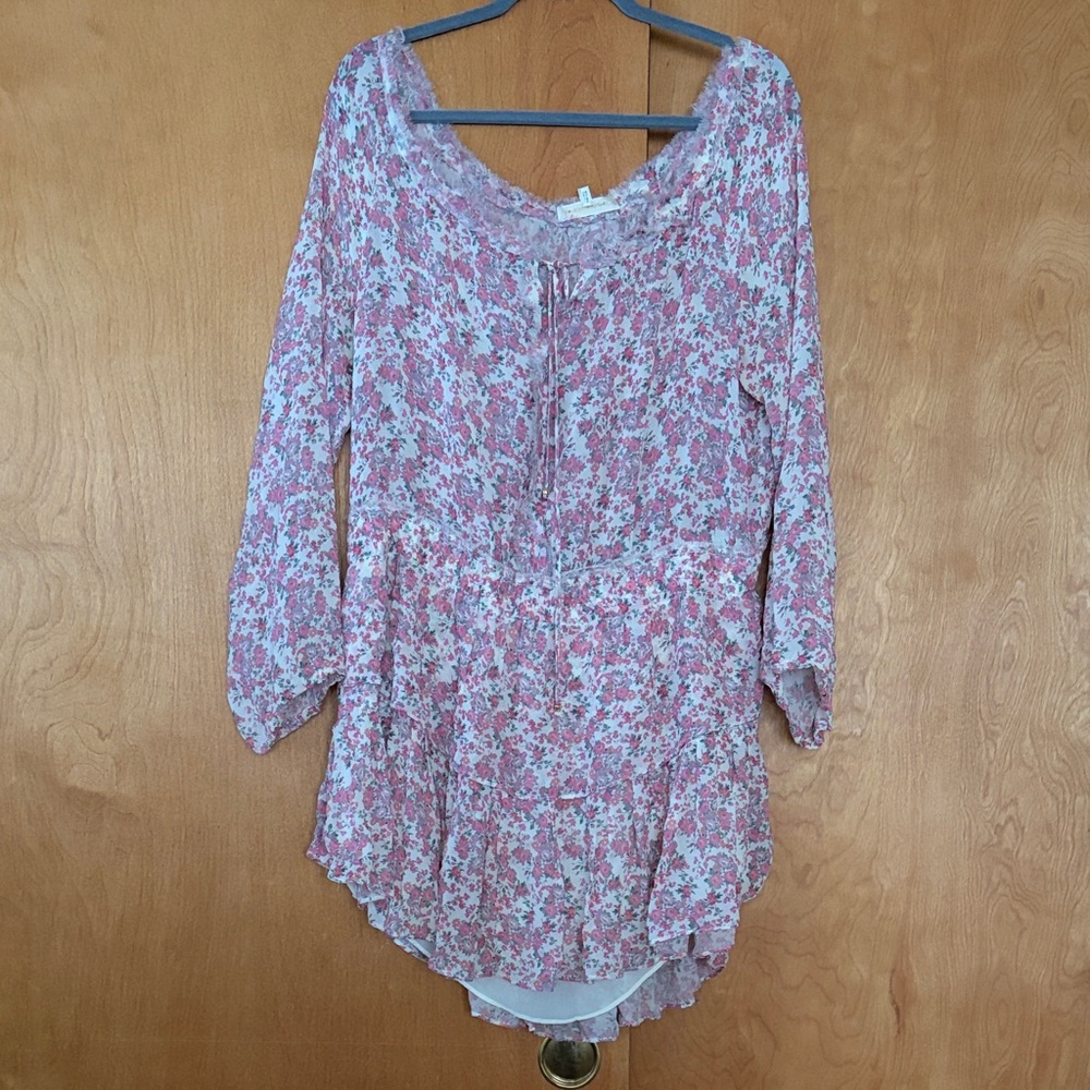 LoveShackFancy Popover Mini Dress
